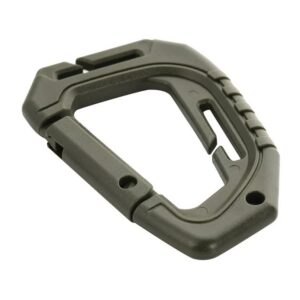 Mil-tec Tactical carabiner MOLLE - olive plastic