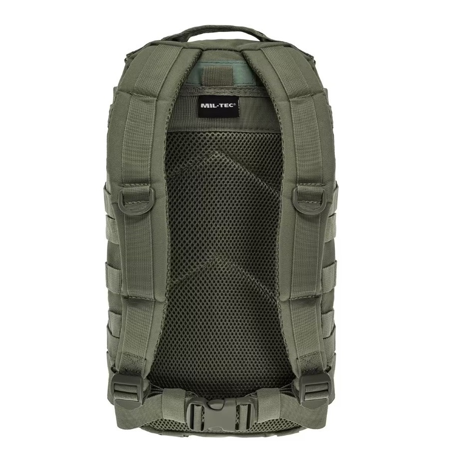 Mil‑Tec Small Assault Pack Olive Drab · Zaino Tattico 20 L · Nylon 600D · 14002001 - immagine 2