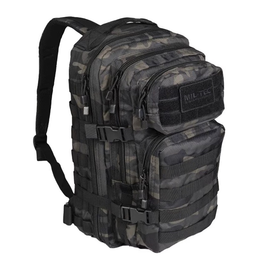 Mil-Tec DARK CAMO Black Small Assault pack- 20lt
