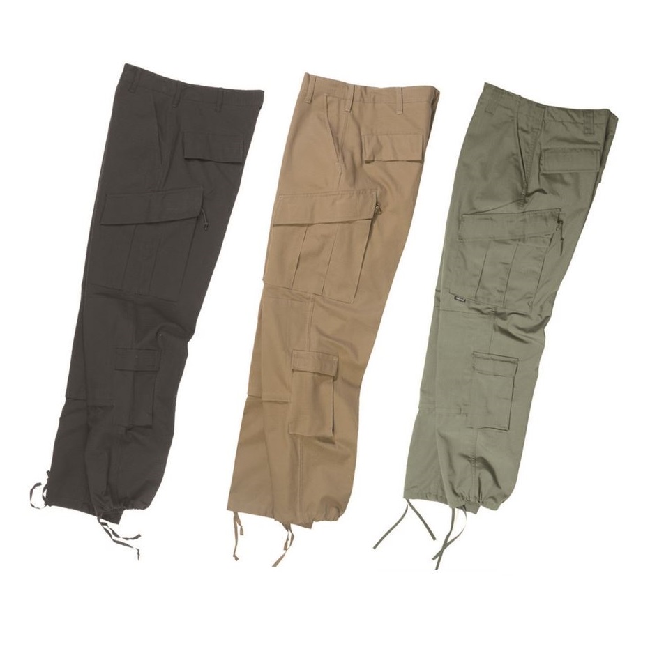 Mil-Tec Pantalone ACU style nero/verde/coyote