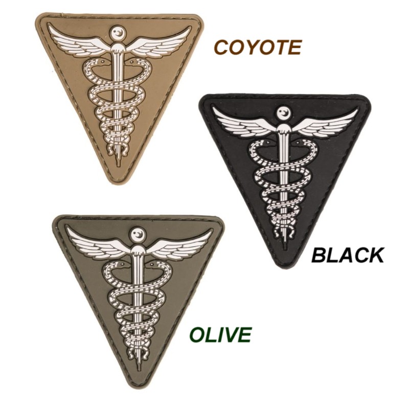 Mil-tec "CADUCEUS" PVC medic patch - con velcro sul retro