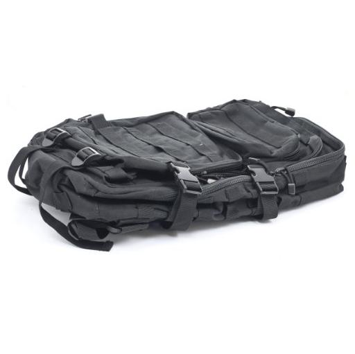 Mil‑Tec Small Assault Pack Black · Zaino Tattico 20 L · Nylon 600D · 14002202 - immagine 4
