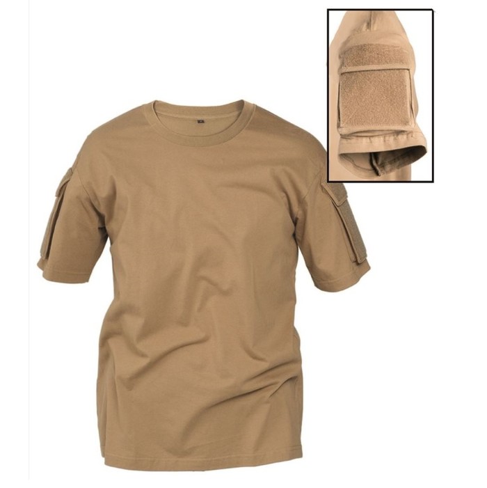 Mil-Tec Tactical Pocket t-shirt coyote