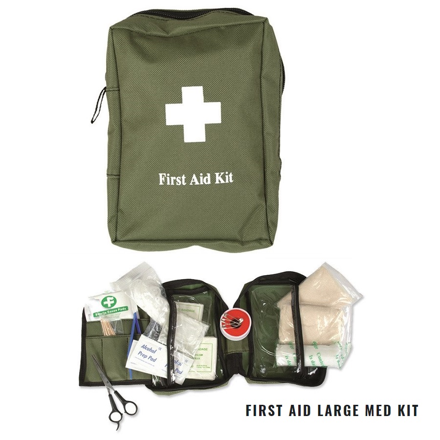 Mil-Tec First Aid Kit Large Olive(16027001)