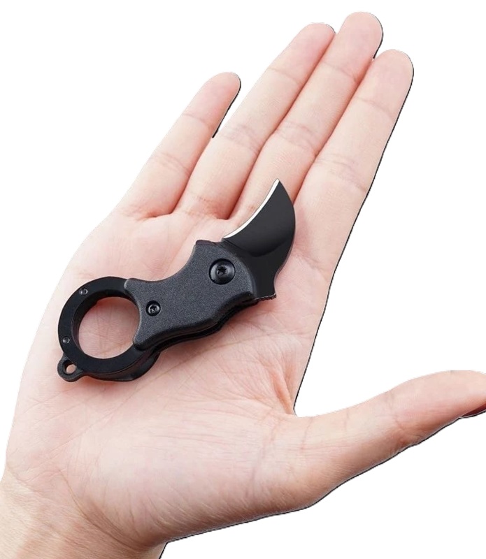 RAM Mini Karambit - Coltello Compatto 8 cm - con Clip e Anello - Image 4