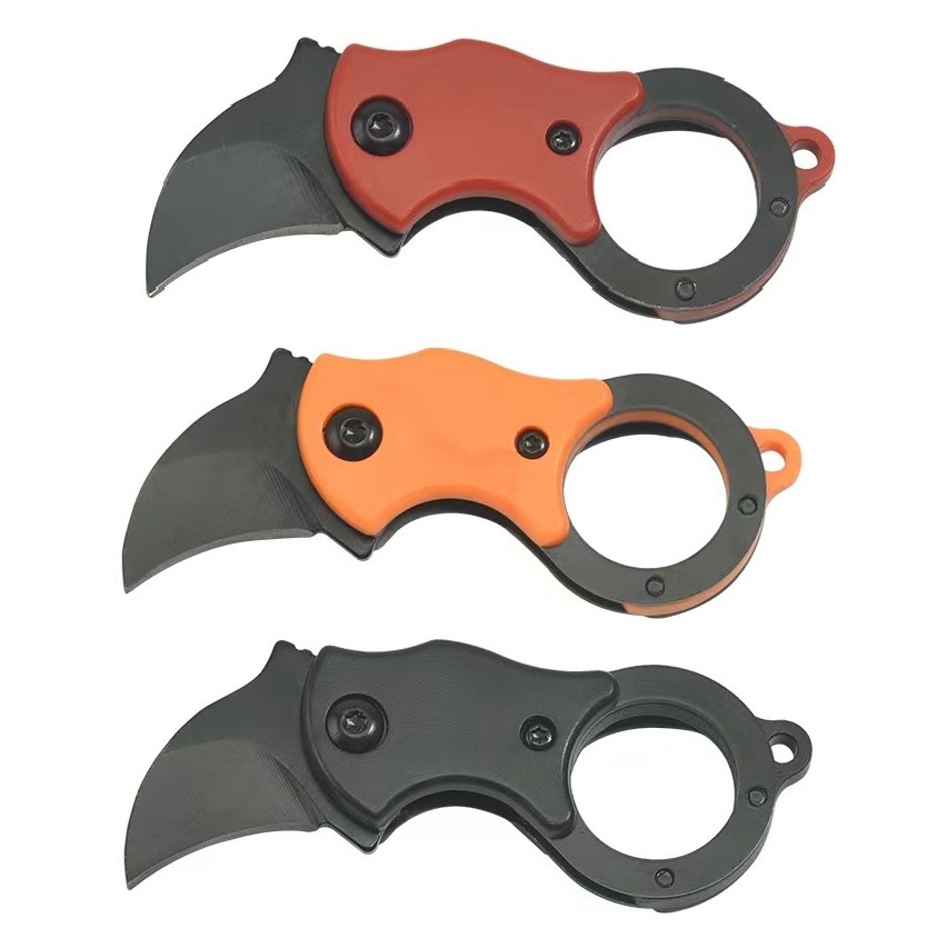 RAM Mini Karambit - Coltello Compatto 8 cm - con Clip e Anello