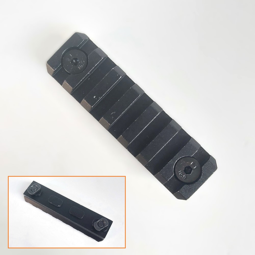 M-LOK 76mm Metal Rail Black