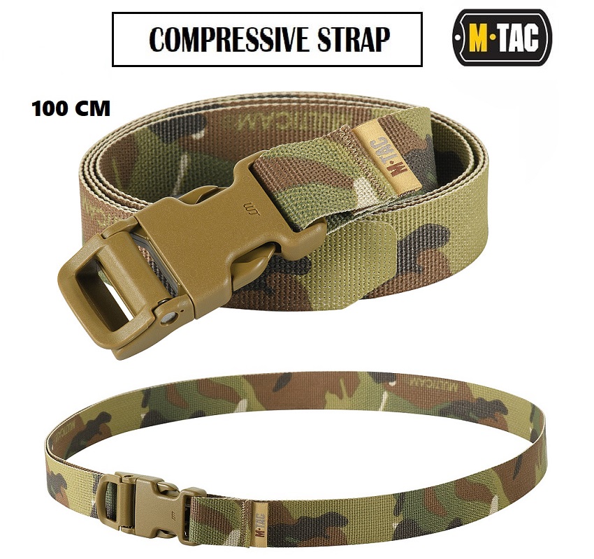M-TAC COMPRESSIVE STRAP MULTIC GEN.2 - stringhe compressione lunghezza 100 cm - Vendute singolarmente.