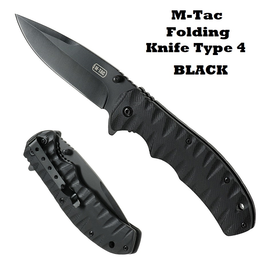 M-Tac Folding Knife Type 4 BLACK