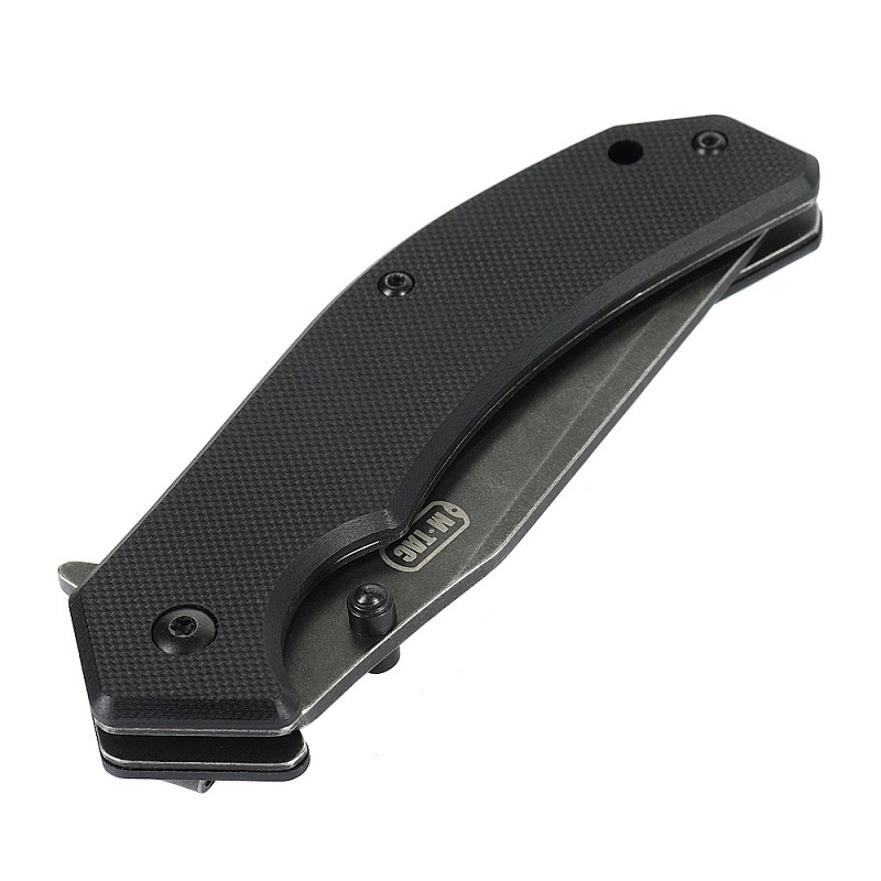 M‑Tac Folding Knife Type 8 Black · Coltello Pieghevole EDC · Clip Point · G10 - immagine 2