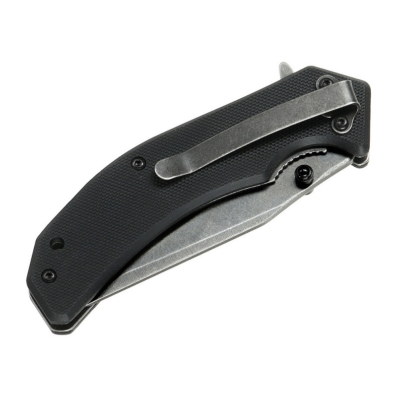 M‑Tac Folding Knife Type 8 Black · Coltello Pieghevole EDC · Clip Point · G10 - immagine 6