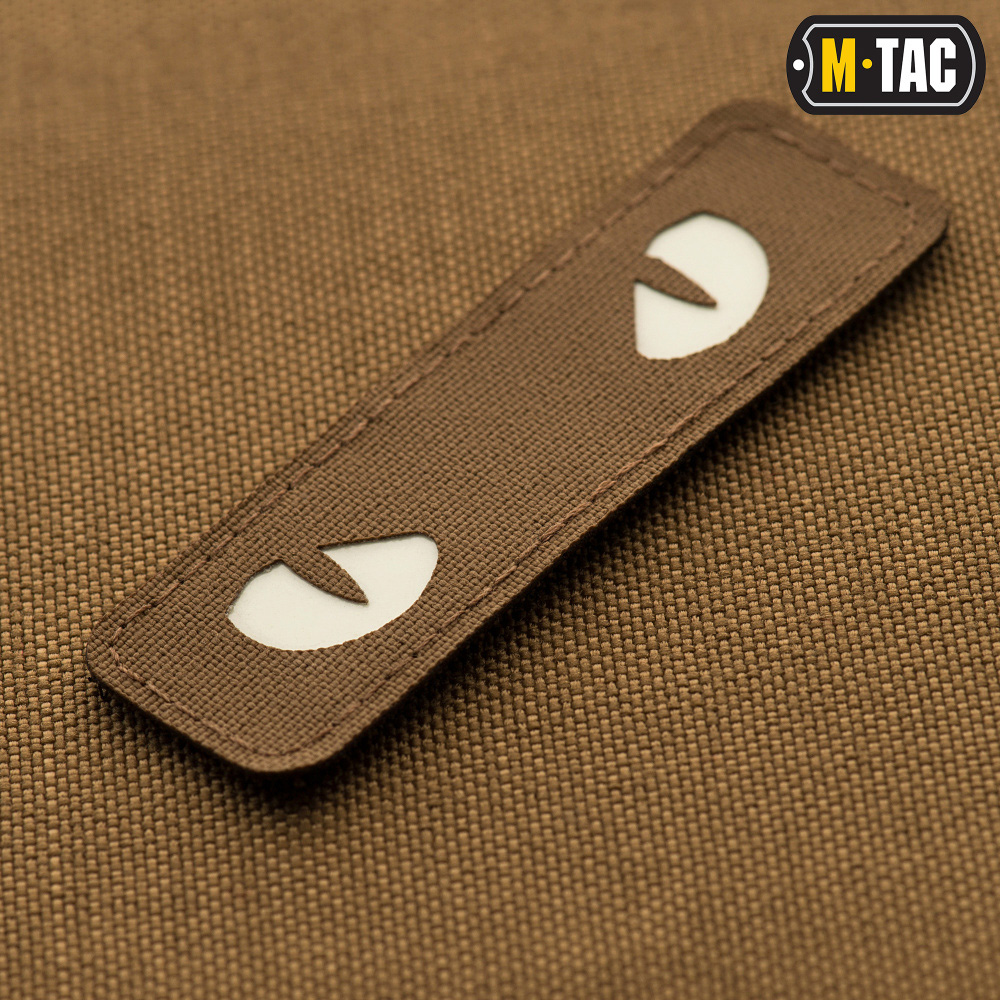 M‑Tac CAT EYES Laser Cut Patch · Glow · Velcro · 8×2,5 cm - immagine 11