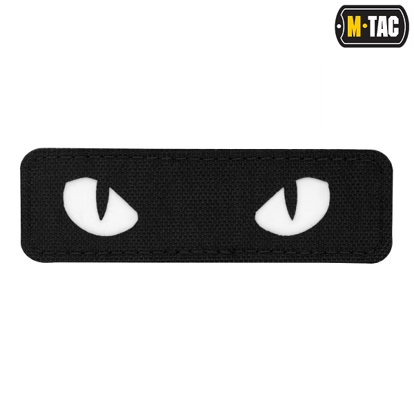 M‑Tac CAT EYES Laser Cut Patch · Glow · Velcro · 8×2,5 cm - immagine 8