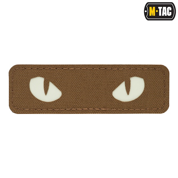 M‑Tac CAT EYES Laser Cut Patch · Glow · Velcro · 8×2,5 cm - immagine 9