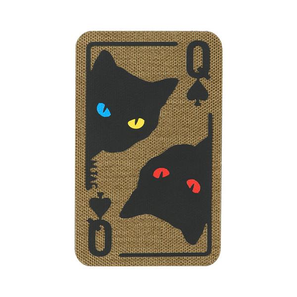 M-Tac Queen of spades - Laser cut patch coyote