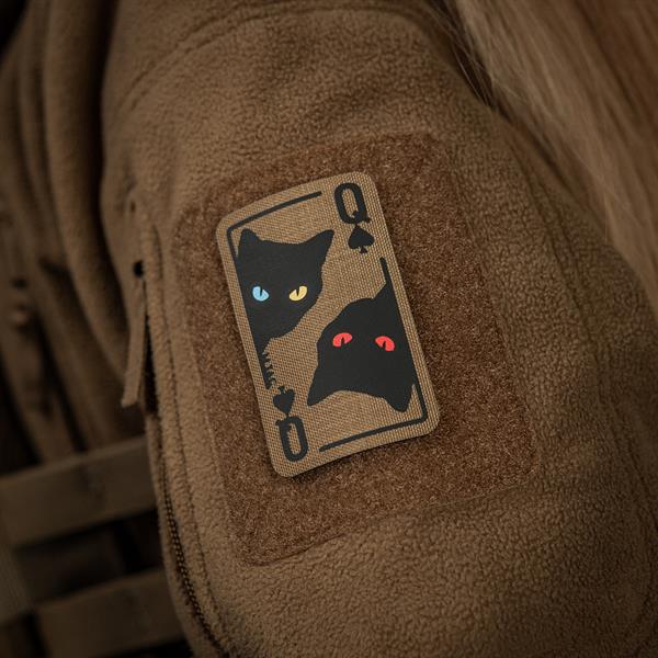 M-Tac Queen of spades - Laser cut patch coyote - Image 3