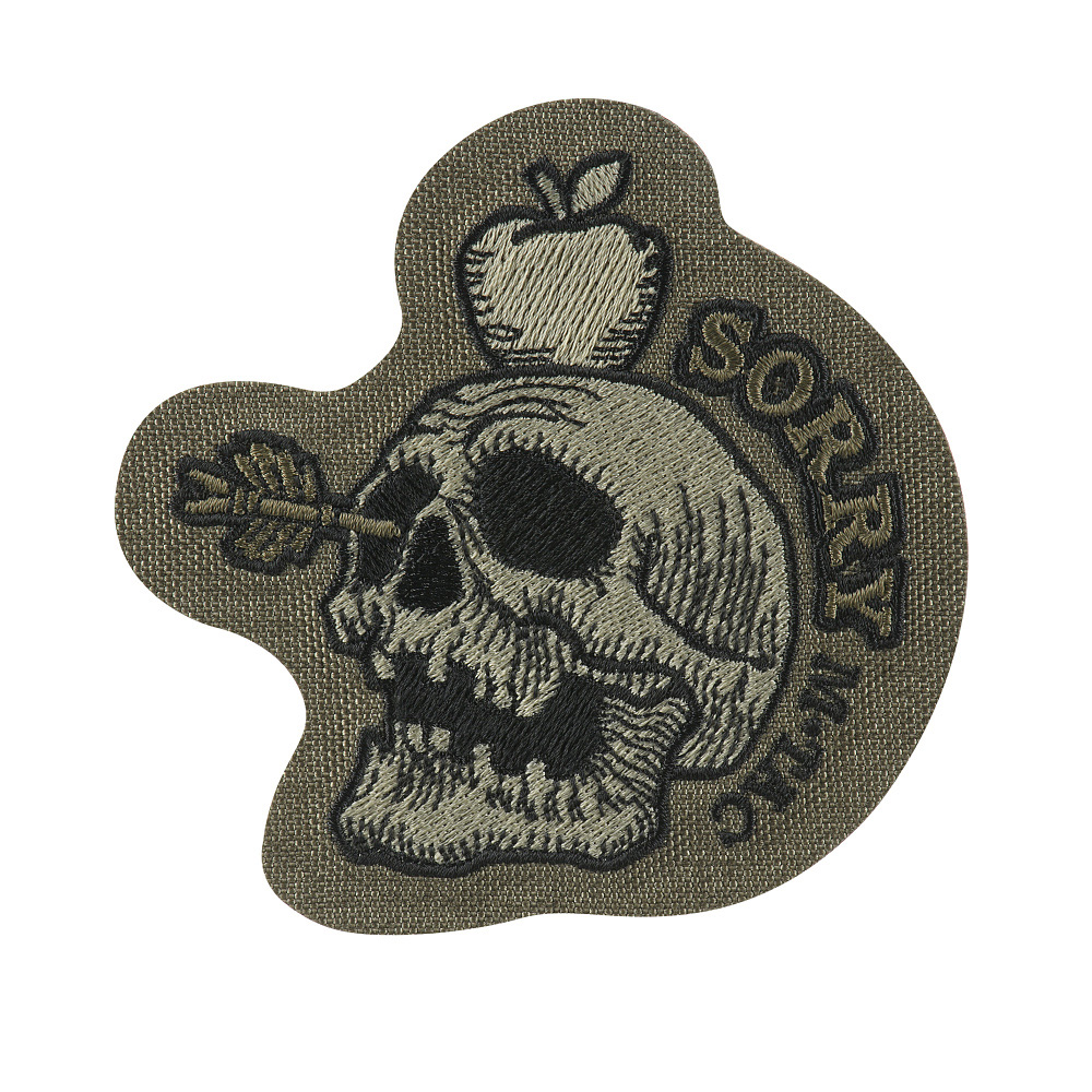 M-Tac patch "SORRY" Ranger Green - con velcro sul retro - ricamato