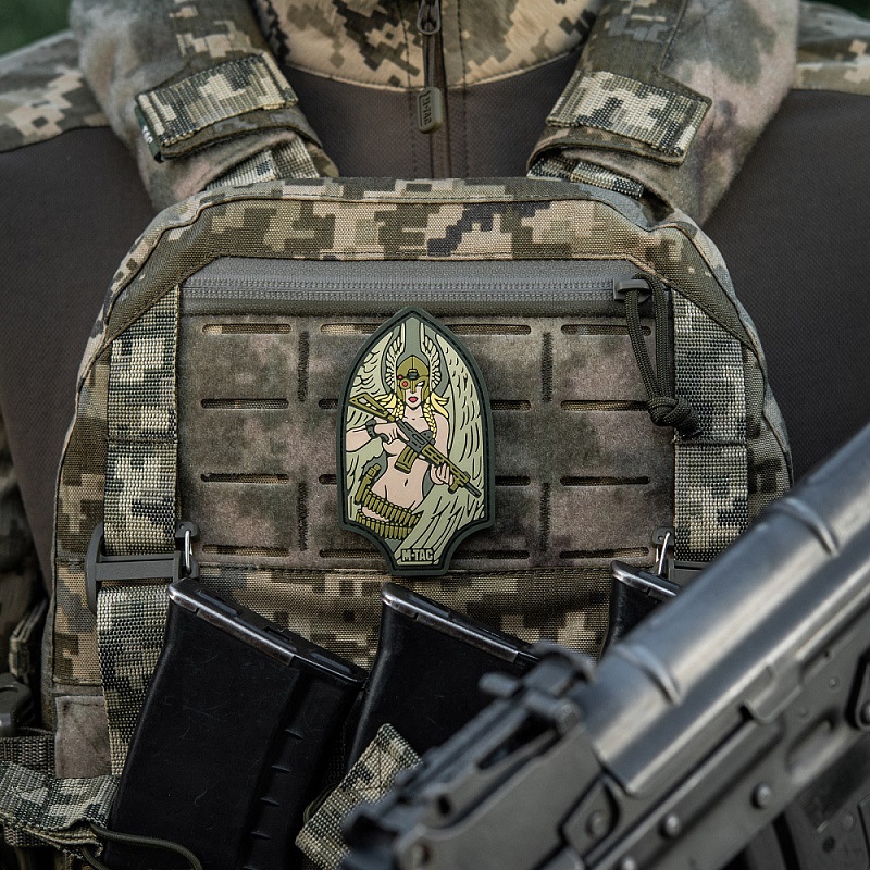 M‑Tac Patch Spades Valkyrie PVC · Arrowhead · Valchiria · M4 · 11×6,5 cm - immagine 5