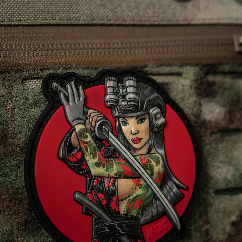 M-Tac Tactical girl #3 Watterfall PVC Patch - Image 2
