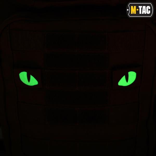 M‑Tac Tiger Eyes Patch Laser Cut · Glow · MOLLE · Coppia · 40×25 mm - immagine 10