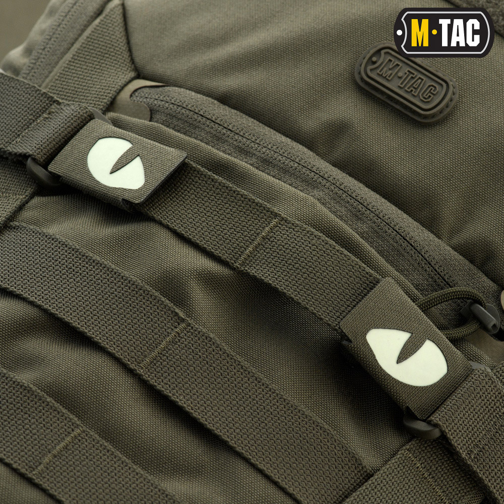 M‑Tac Tiger Eyes Patch Laser Cut · Glow · MOLLE · Coppia · 40×25 mm - immagine 6