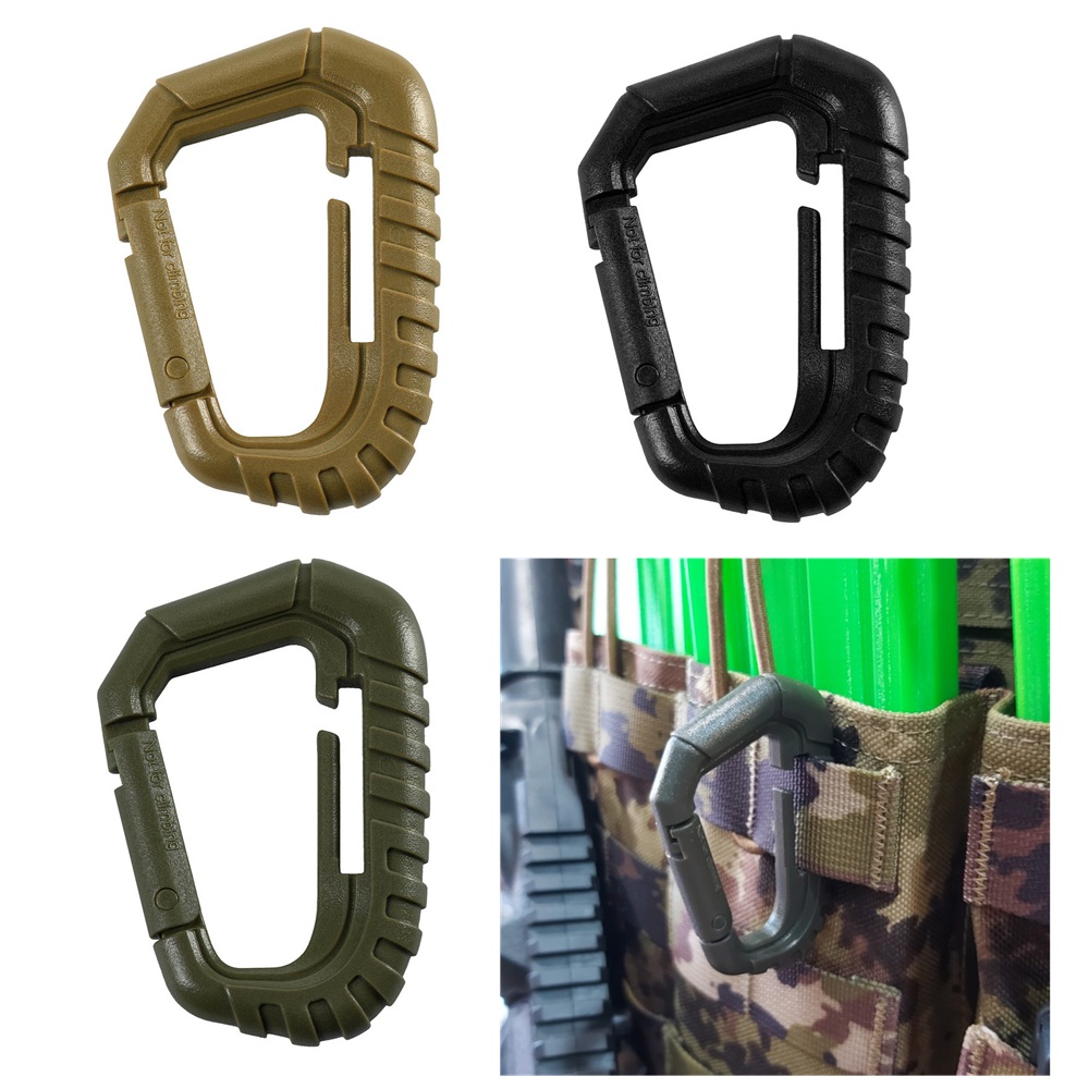 M-TAC SMALL CARABINER MOLLE COMPATIBLE - moschettone in polimero