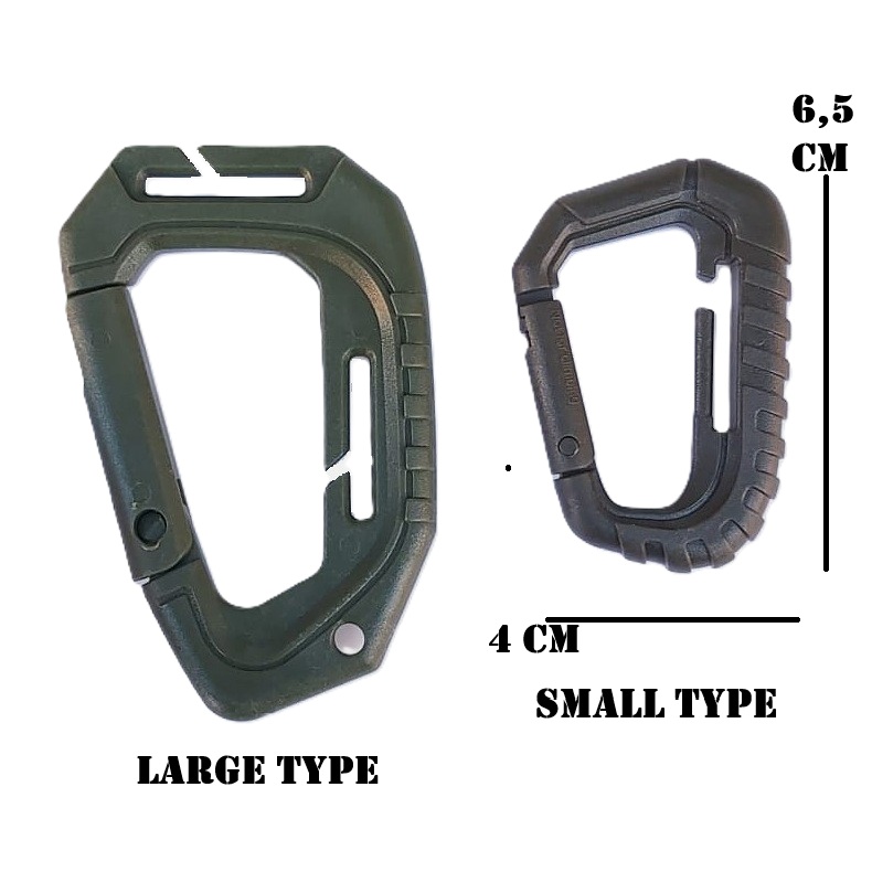 M-TAC SMALL CARABINER MOLLE COMPATIBLE - moschettone in polimero - Image 2