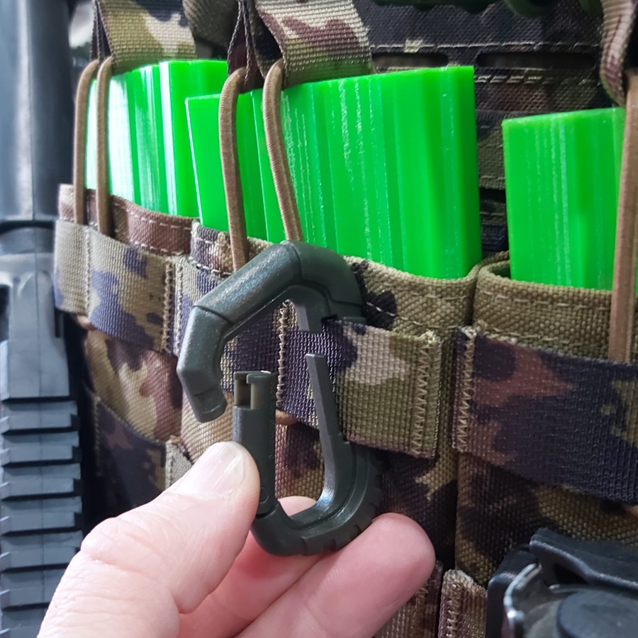 M-TAC SMALL CARABINER MOLLE COMPATIBLE - moschettone in polimero - Image 3