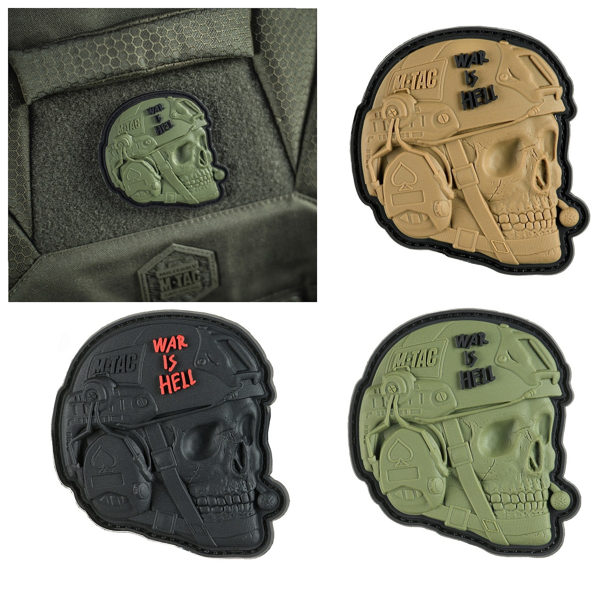 M-TAC "WAR IS HELL" PVC PATCH