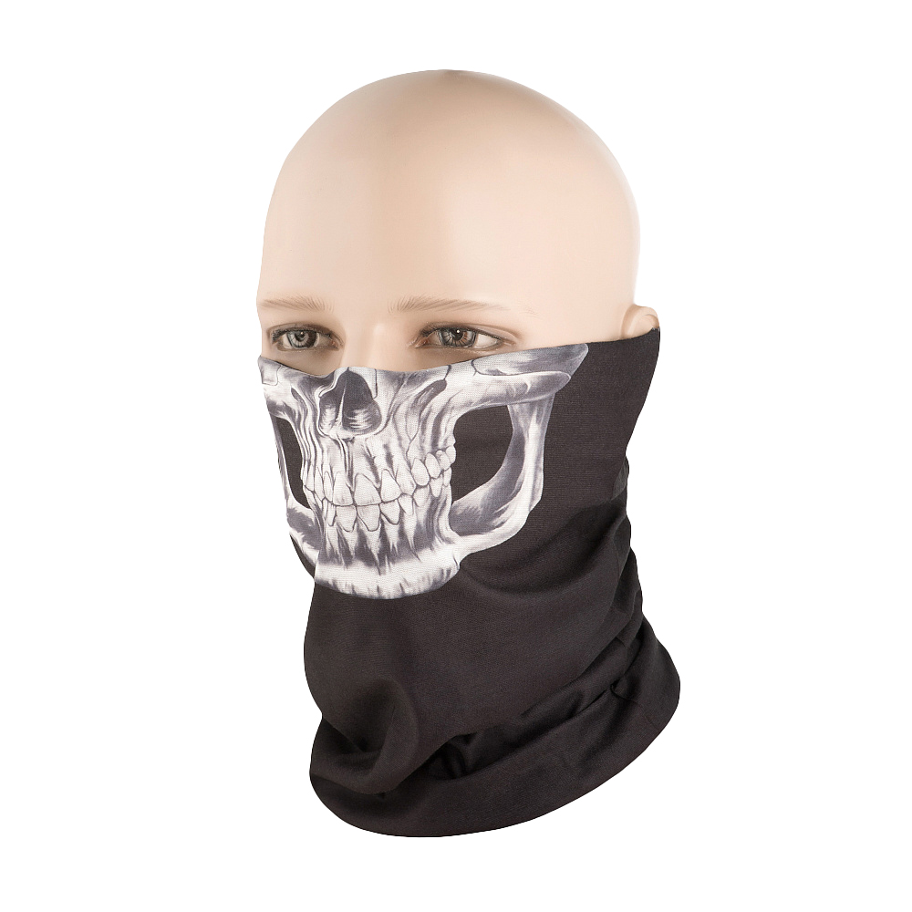 M-TAC Lightweight Tube Scarf Reaper Skull Black - sciarpa a tubo leggera nera
