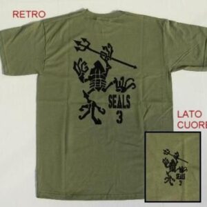 Navy Seal Skull Frog t-shirt verde