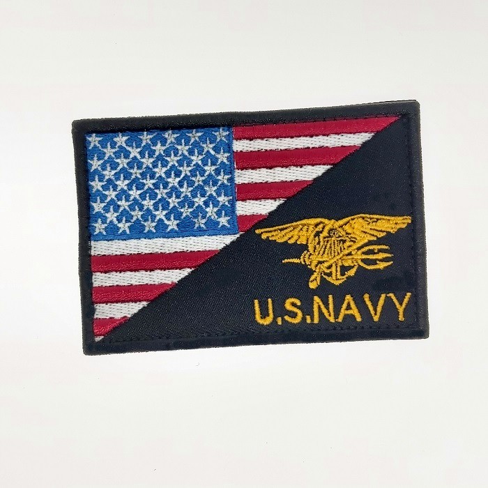 US FLAG/Navy Seals Badge Full Color - patch