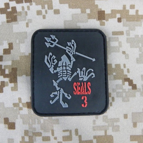 Navy Seals 3 Skull Frog PVC patch - immagine 4