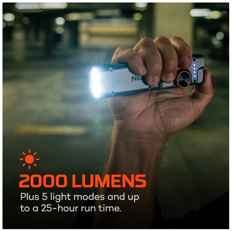 NEBO EDGE 2K Pocket Light - 2000 Lumens - batteria ricaricabile (NEB-POC-0014-G) - Image 5