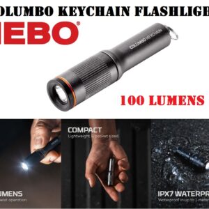 NEBO COLUMBO Flashlight Keychain 100 Lumens LED (POC-1003-G)