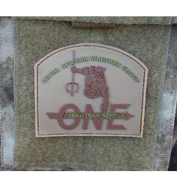 NSWS Seal Team Neptun One patch coyote in pvc