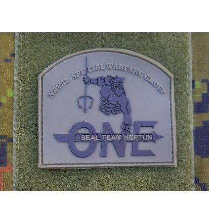 NSWS Seal Team Neptun One patch verde in pvc