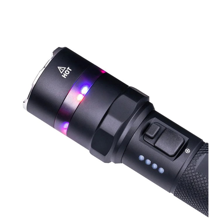 NEXTORCH P84 Duty Flashlight with Omnidirectional Signal LightTorcia Ricaricabile 3000 Lumens LED - Image 3