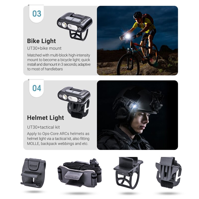 UT30 Smart Sensing Multi-function Light Black - Image 4
