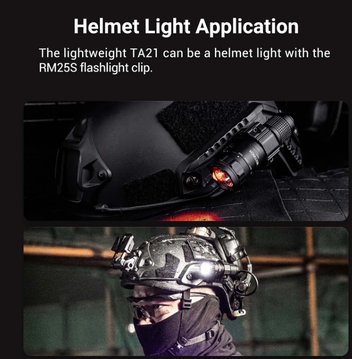 NEXTORCH TA21 Pocket Carry Tactical Flashlight Set | Red & White Light - 1300 Lumens - Image 10