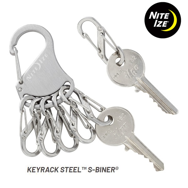 Nite Ize KEYRACK STEEL™ S-BINER®