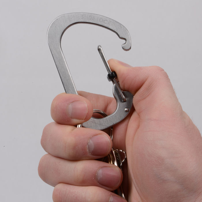 Nite Ize Slide lock carabiner X-large black - immagine 2