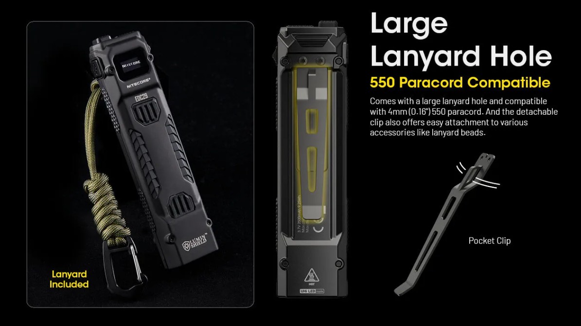 Nitecore EDC29 Tactical Flashlight - Torcia Ricaricabile USB - 6500 lumens e 400 metri - Image 13