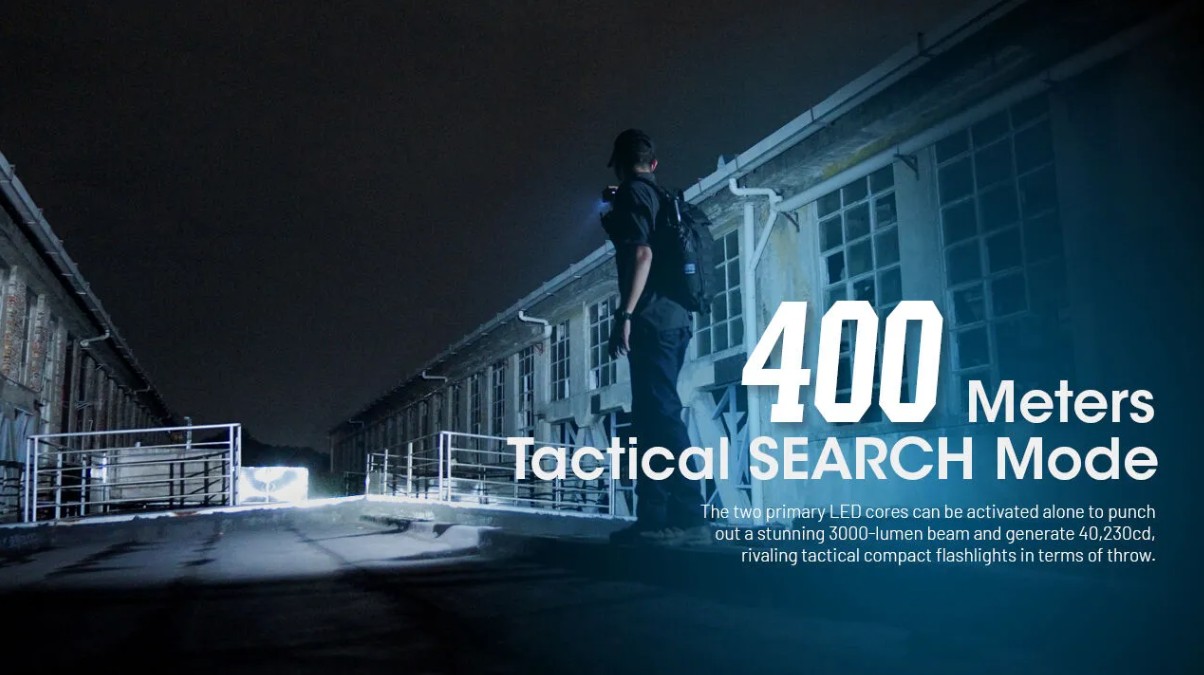 Nitecore EDC29 Tactical Flashlight - Torcia Ricaricabile USB - 6500 lumens e 400 metri - Image 5