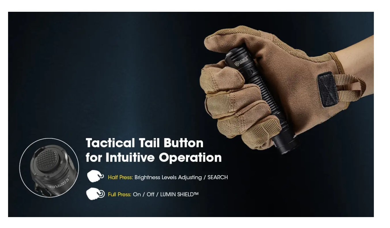 Nitecore EDC31 tactical Flashlight - Torcia Ricaricabile USB - 3500 lumens e 380 metri  - Image 14