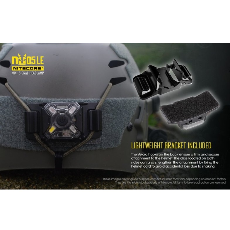 Nitecore NU05 LE - Mini Signal Headlamp - Ricaricabile USB - Torcia RGB per segnalazioni - Image 7
