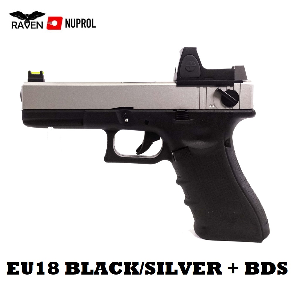 Nuprol Raven EU18 with BDS Black/Silver scarrellante singolo/raffica (RGP-01-03-BDS )