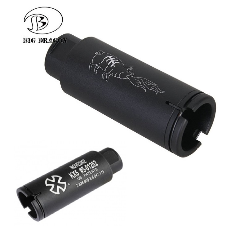 BIG DRAGON NVK STYLE KX5 FLASH HIDER BLACK (BD-3549)