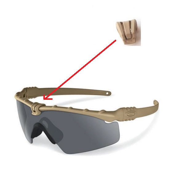 Oakley Center Pin-Lock per M-Frame 2.0 e 3.0- ricambio desert