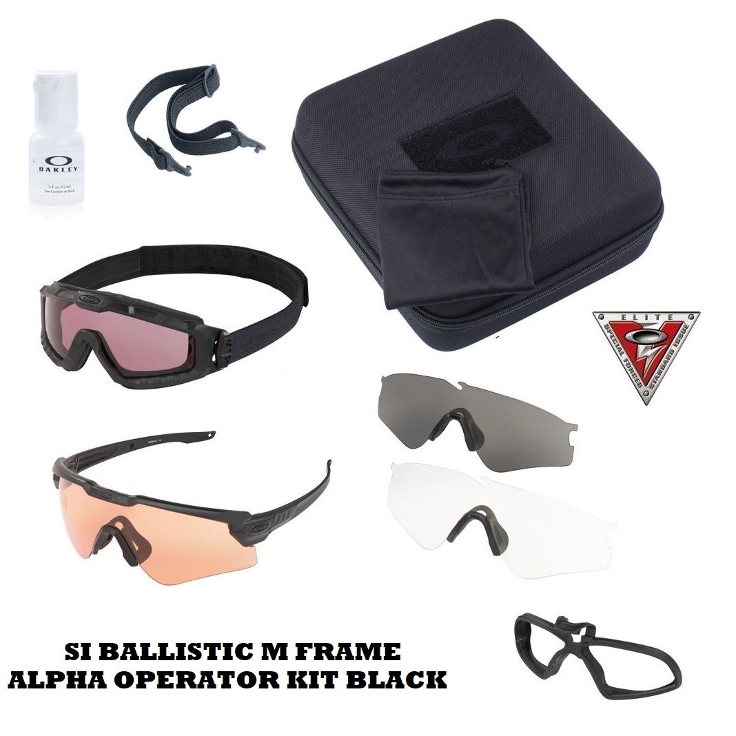 Oakley SI Ballistic M Frame ALPHA BLACK OPERATOR KIT ( OO9296-2344)